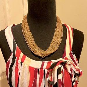 Beaded necklace, made in India